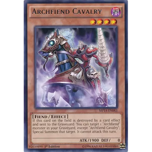 Archfiend Cavalry - MP14-EN083 - Rare - 1st Edition - YuGiOh