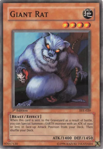 Giant Rat - SYE-020 - Common - Unlimited Edition - YuGiOh LP