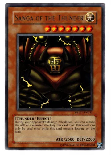 Sanga of the Thunder - DLG1-EN031 - Rare - Unlimited Edition - YuGiOh LP