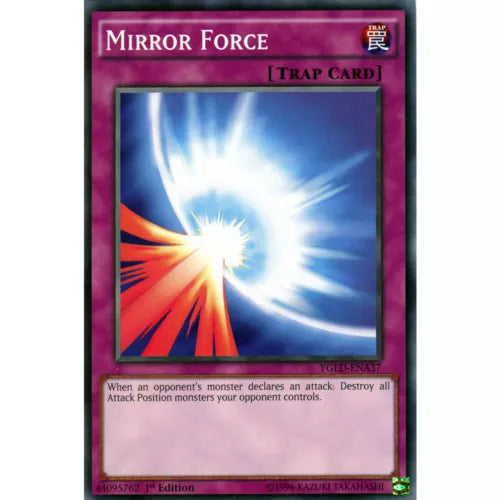 Mirror Force - YGLD-ENA37 - Common - 1st Edition - YuGiOh