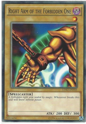 Right Arm of the Forbidden One - LDK2-ENY05 - Common - 1st Edition - YuGiOh
