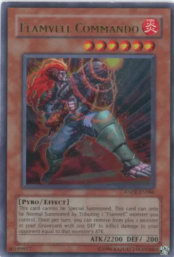 Flamvell Commando - ANPR-EN086 - Ultra Rare - 1st Edition - YuGiOh