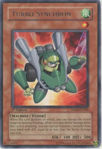 Turbo Synchron - DP08-EN009 - Rare - 1st Edition - YuGiOh LP