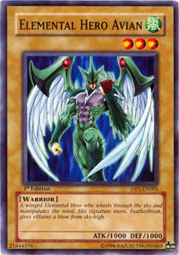 Elemental Hero Avian - DP1-EN001 - Common - Unlimited Edition - YuGiOh