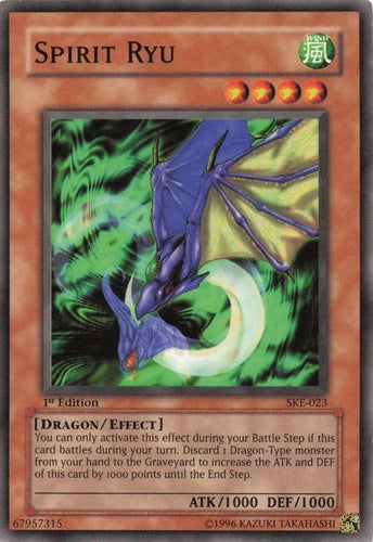 Spirit Ryu - SKE-023 - Common - Unlimited Edition - YuGiOh LP