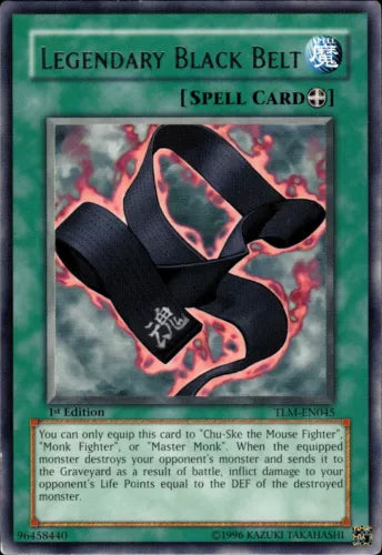 Legendary Black Belt - TLM-EN045 - Rare - Mixed Editions - YuGiOh