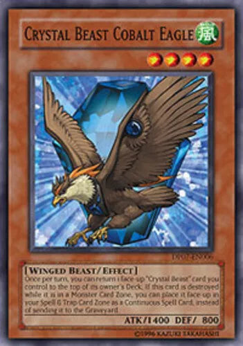 Crystal Beast Cobalt Eagle - DP07-EN006 - Common - 1st Edition - YuGiOh
