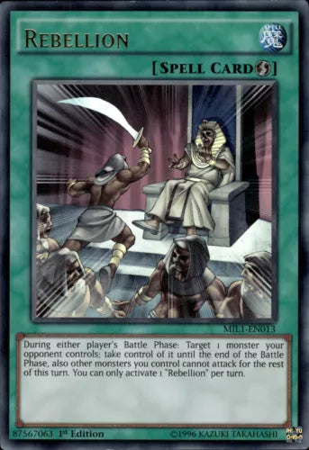 Rebellion - MIL1-EN013 - Ultra Rare - 1st Edition - YuGiOh