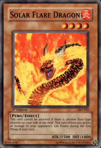 Solar Flare Dragon - AST-032 - Common - Unlimited Edition - YuGiOh