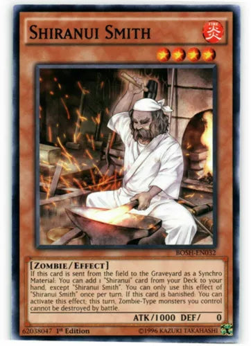 Shiranui Smith - BOSH-EN032 - Common - Unlimted Edition - YuGiOh