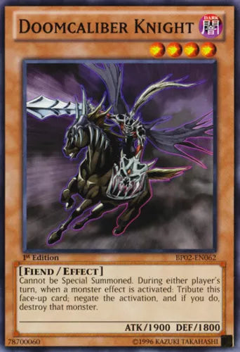 Doomcaliber Knight - BP02-EN062 - Common - 1st Edition - YuGiOh