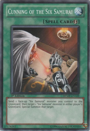 Cunning of the Six Samurai - RYMP-EN109 - Common - Mixed Editions - YuGiOh