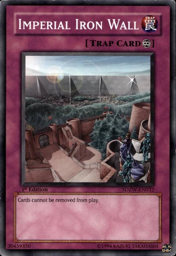 Imperial Iron Wall - SDZW-EN032 - Common - 1st Edition - YuGiOh