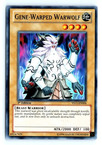 Gene-Warped Warwolf - YS11-EN004 - Common - 1st Edition - YuGiOh
