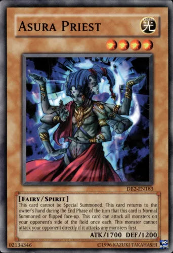 Asura Priest - DB2-EN183 - Common - Unlimited Edition - YuGiOh