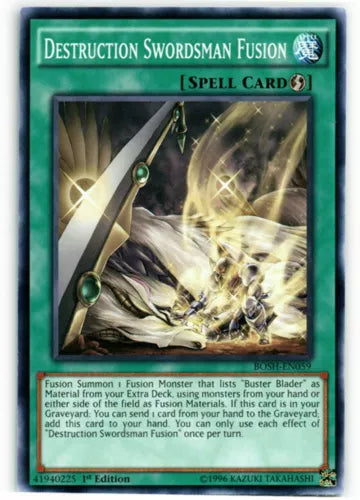 Destruction Swordsman Fusion - BOSH-EN059 - Common - Unlimited Edition - YuGiOh