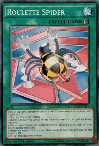 Roulette Spider - LDK2-ENJ30 - Common - 1st Edition - YuGiOh