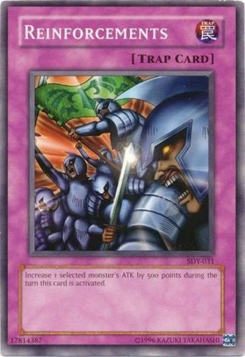 Reinforcements - YSD-EN032 - Common - Unlimited Edition - YuGiOh LP