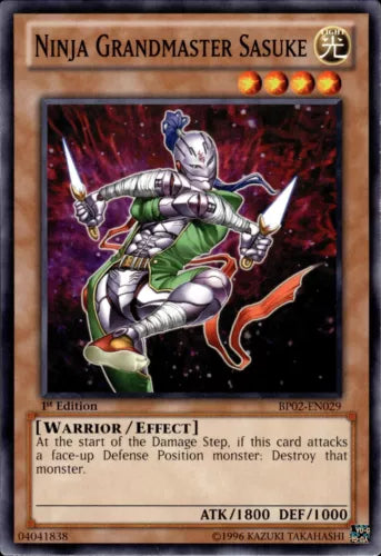 Ninja Grandmaster Sasuke - BP02-EN029 - Common - 1st Edition - YuGiOh