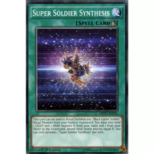 Super Soldier Synthesis - MP17-EN215 - Common - 1st Edition - YuGiOh