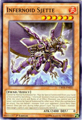 Infernoid Sjette - CROS-EN031 - Common - Unlimited Edition - YuGiOh
