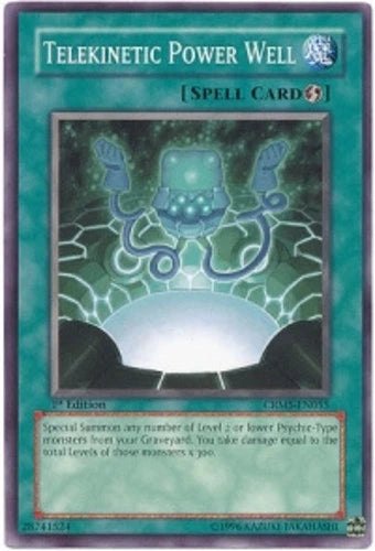 Telekinetic Power Well - CRMS-EN055 - Common - 1st Edition - YuGiOh