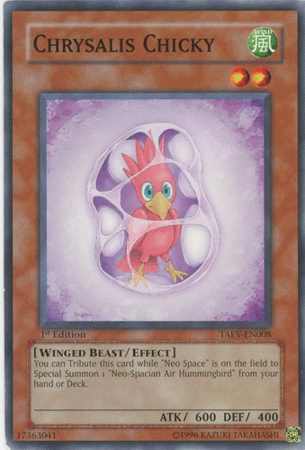 Chrysalis Chicky - TAEV-EN008 - Common - Mixed Editions - YuGiOh LP