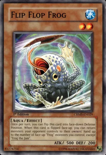 Flip Flop Frog - CRMS-EN029 - Common - 1st Edition - YuGiOh