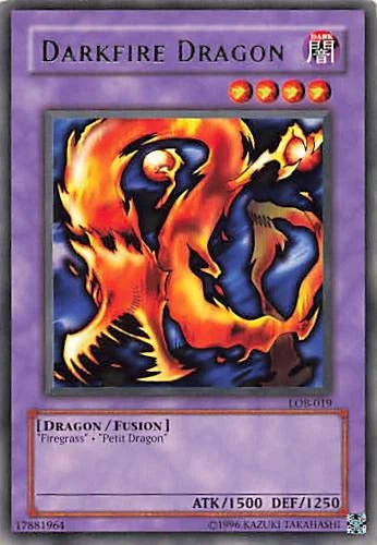 Darkfire Dragon - LOB-019 - Rare - Unlimited Edition - YuGiOh