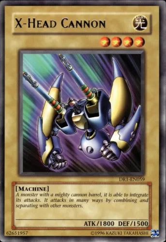 X-Head Cannon - DR1-EN059 - Rare - Unlimited Edition - YuGiOh LP