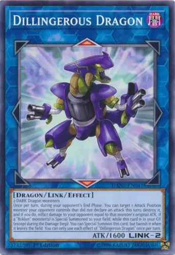 Dillingerous Dragon - DANE-EN041 - Common - Unlimited Edition - YuGiOh