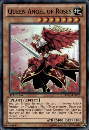 Queen Angel of Roses - LVAL-EN092 - Super Rare - Mixed Editions - YuGiOh