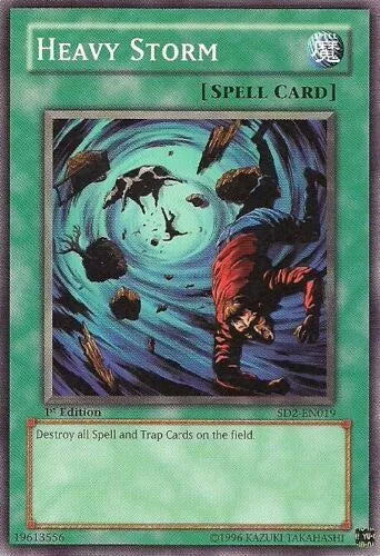 Heavy Storm - SD2-EN019 - Common - Mixed Editions - YuGiOh