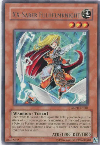XX-Saber Fulhelmknight - ANPR-EN081 - Rare - 1st Edition - YuGiOh