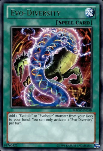 Evo-Diversity - GAOV-EN058 - Rare - Mixed Editions - YuGiOh