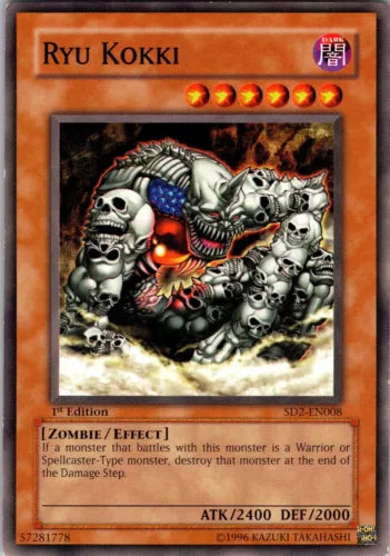 Ryu Kokki - SD2-EN008 - Common - 1st Edition - YuGiOh