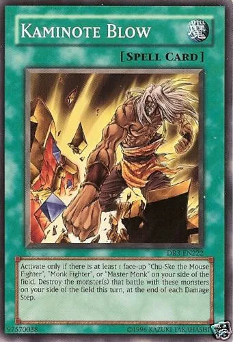 Kaminote Blow - DR3-EN222 - Common - Unlimited Edition - YuGiOh