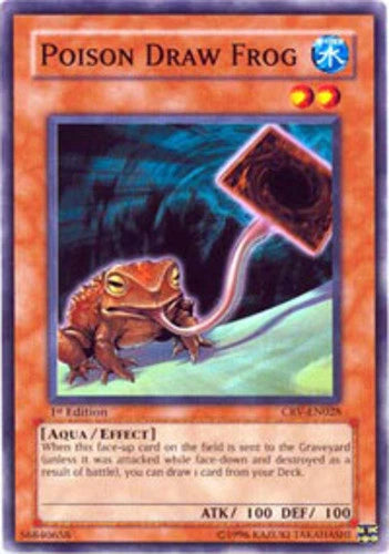 Poison Draw Frog - CRV-EN028 - Common - Unlimited Edition - YuGiOh