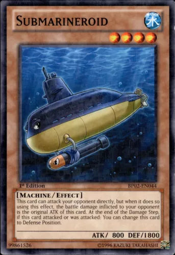 Submarineroid - BP02-EN044 - Common - 1st Edition - YuGiOh