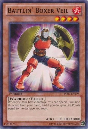 Battlin' Boxer Veil - PRIO-EN009 - Common - Mixed Editions - YuGiOh