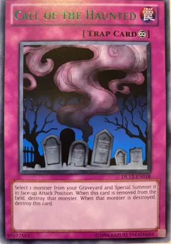 Call of the Haunted - Green - DL12-EN018 - Rare - Unlimited Edition - YuGiOh
