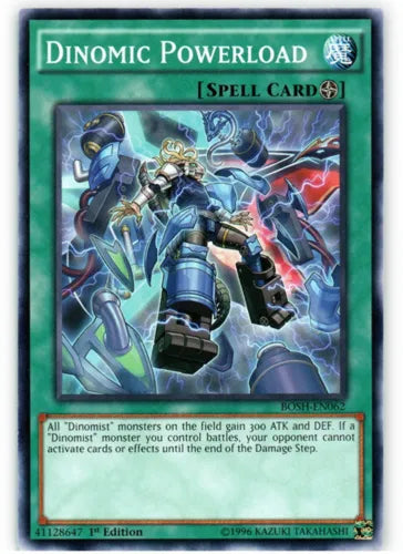 Dinomic Powerload - BOSH-EN062 - Common - Unlimited Edition - YuGiOh