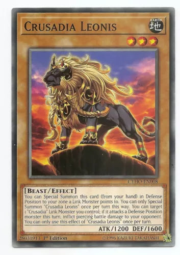 Crusadia Leonis - CYHO-EN008 - Common - 1st Edition - YuGiOh