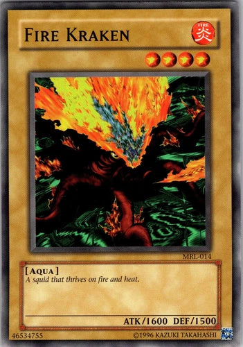 Fire Kraken - MRL-014 - Common - Unlimited Edition - YuGiOh