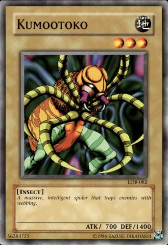 Kumootoko - LOB-082 - Common - Unlimited Edition - YuGiOh