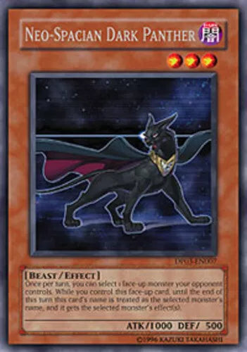 Neo-Spacian Dark Panther - DP03-EN007 - Rare - 1st Edition - YuGiOh
