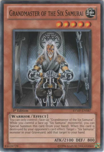 Grandmaster of the Six Samurai - RYMP-EN087 - Common - Mixed Editions - YuGiOh