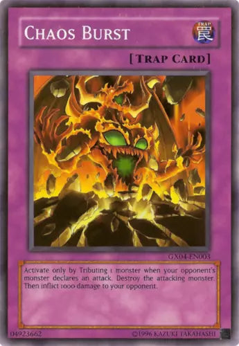 Chaos Burst - GX04-EN003 - Super Rare - Limited Edition - YuGiOh