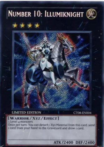 Number 10: Illumiknight - CT08-EN004 - Secret Rare - Limited Edition - YuGiOh