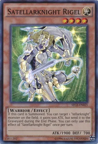 Satellarknight Rigel - SECE-ENS05 - Super Rare - Limited Edition - YuGiOh